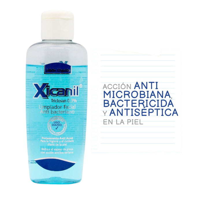 Limpiador Facial Xicanil Jabon Liquido X 100Ml