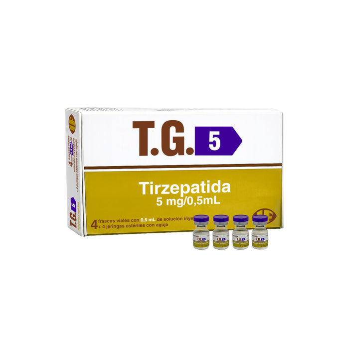 Tirzepatida 5Mg/0.5Ml Subcutánea Frio+Jeringa X Ampolla