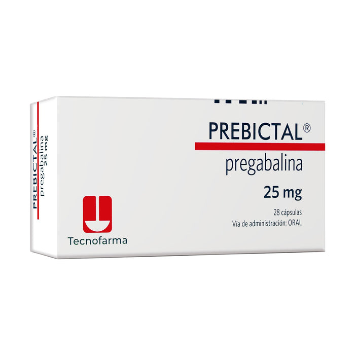 Prebictal 25Mg Pregabalina X Capsula
