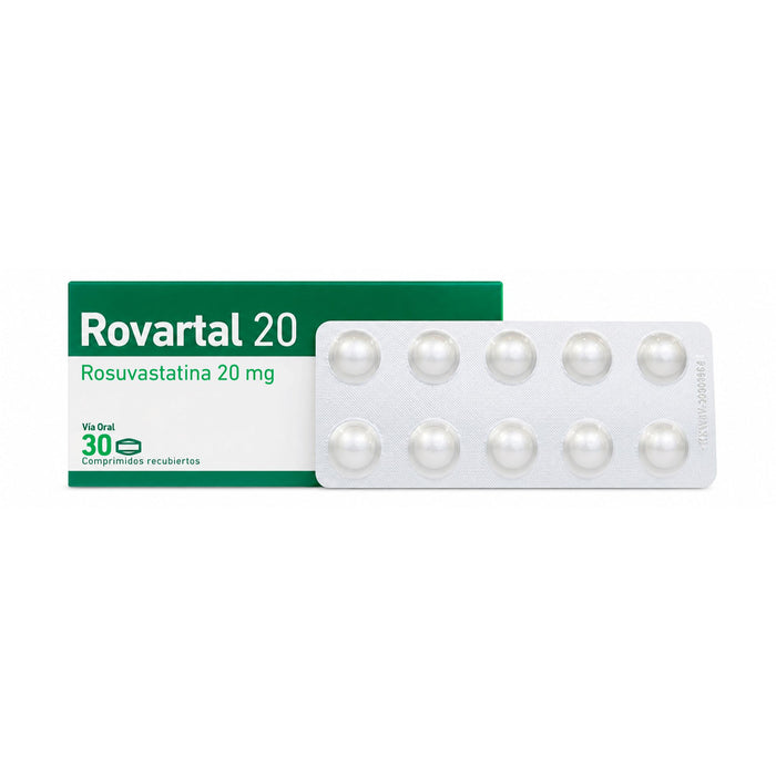 Rovartal Rosuvastatina 20Mg X Comprimido