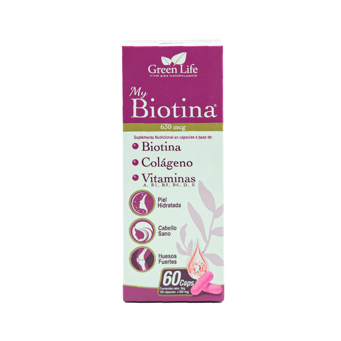 My Biotina 630Mg X 60 Cápsulas
