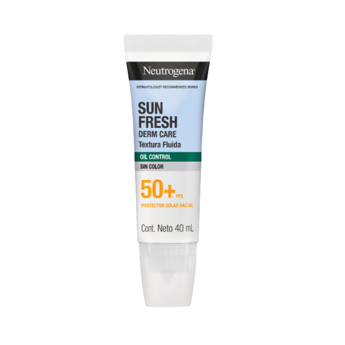 Protector Solar Facial Neutrogena Sun Fresh Derm Care Fps50+ Sin Color X 40Ml