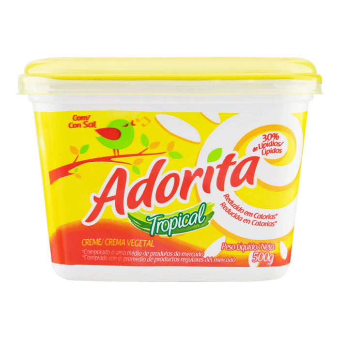 Crema Vegetal Adorita Tropical X 500G