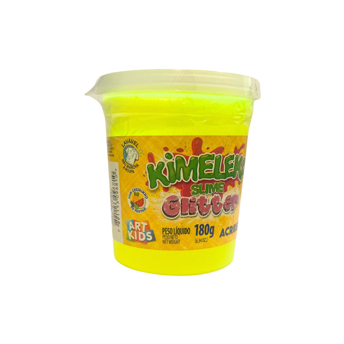 Slime Acrilex Kimeleka Glitter Colores Surtido X 180G
