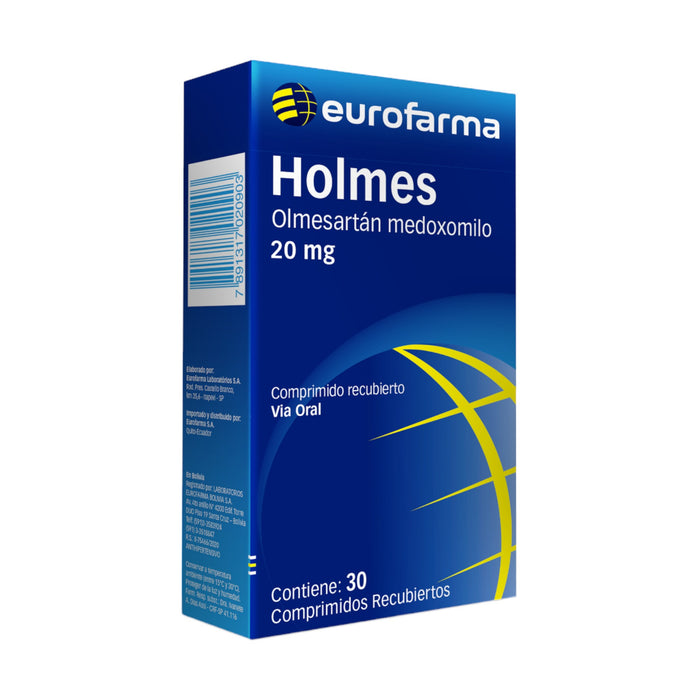 Holmes 20Mg Olmesartan X Comprimido