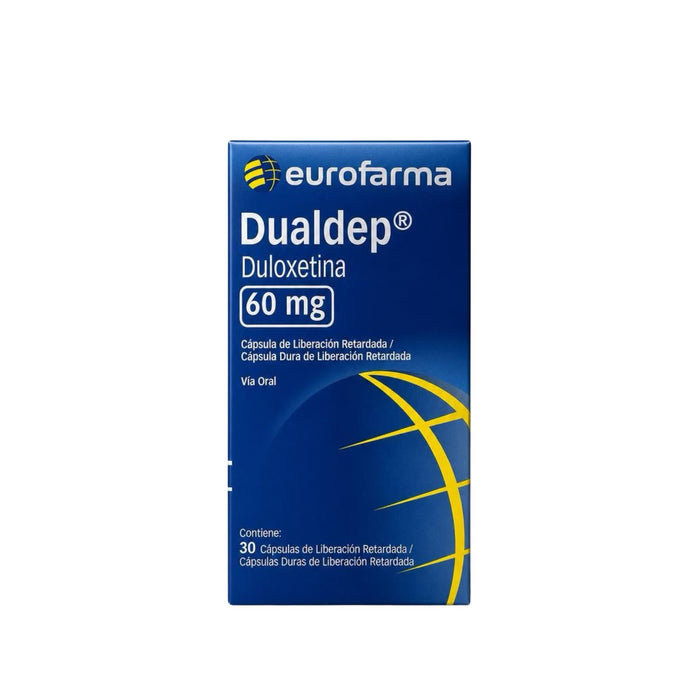 Dualdep 60Mg Duloxetina X Cápsula