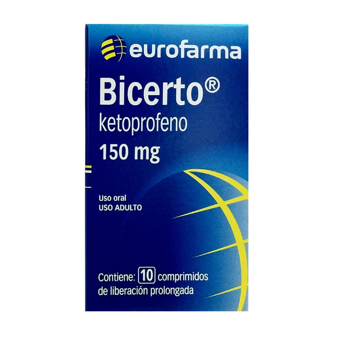 Bicerto  Ketoprofeno 150Mg X Comprimido De Liberación Prolongada