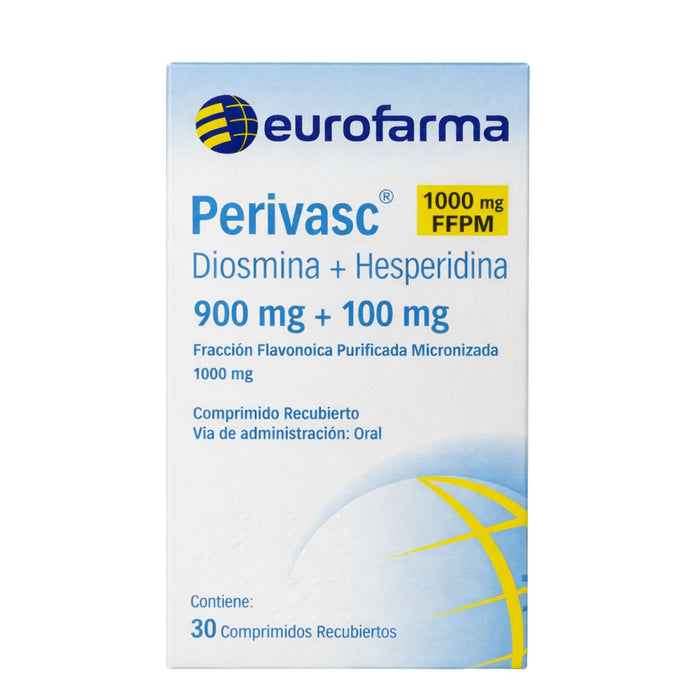 Perivasc 1000Mg Diosmina + Hesperidina X Comprimido