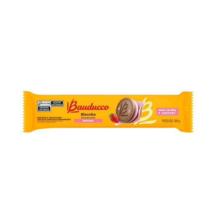 Galleta Rellena Bauducco Frutilla X 108G
