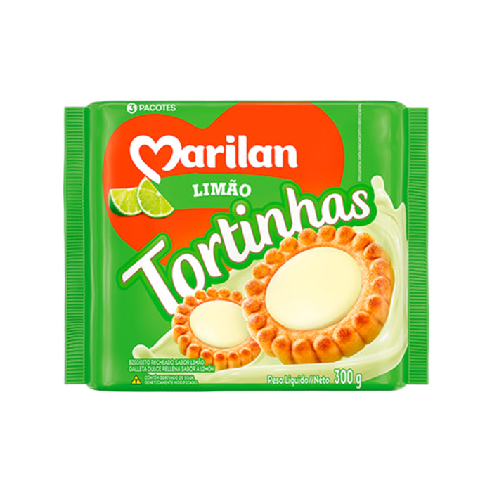 Marilan Bauny Tortinhas Galleta Dulce X 300 Gr Sabor Limon