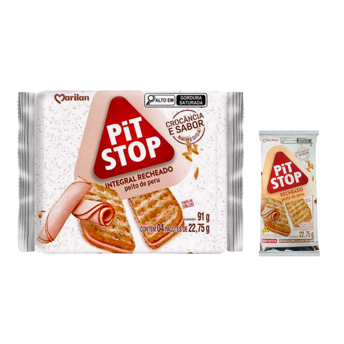 Galleta Pit Stop Con Relleno De Pechuga De Pavo X 22.75 Gr
