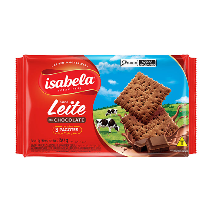 Galleta Dulce Isabela Leite Con Chocolate X 350G