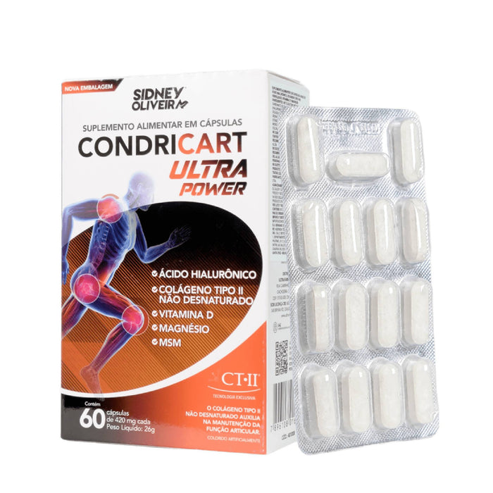 Suplemento Alimentario Condricart Ultra Power X 60 Cápsulas
