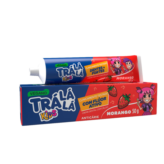 Crema Dental Tralala Kids Morango X 50G