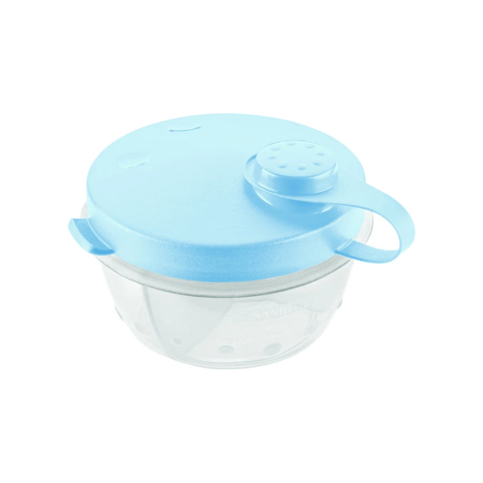 Sanremo Pote Plástico Para Leche En Polvo Azul X 280Ml