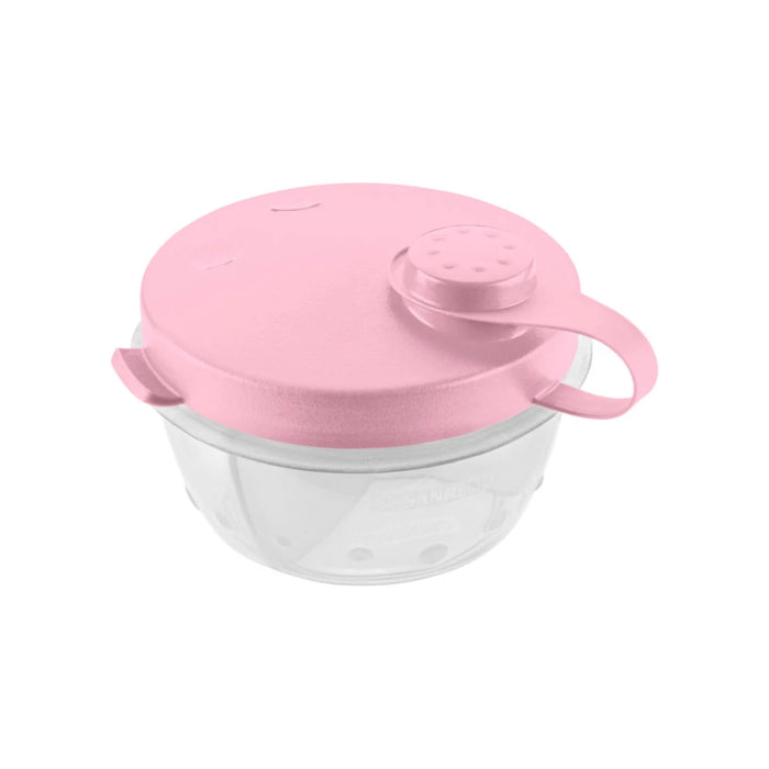 Sanremo Pote Plástico Para Leche En Polvo Rosa X 280Ml