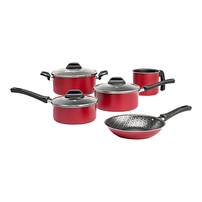 Brinox Juego De Ollas 5 Piezas Borgona Anis