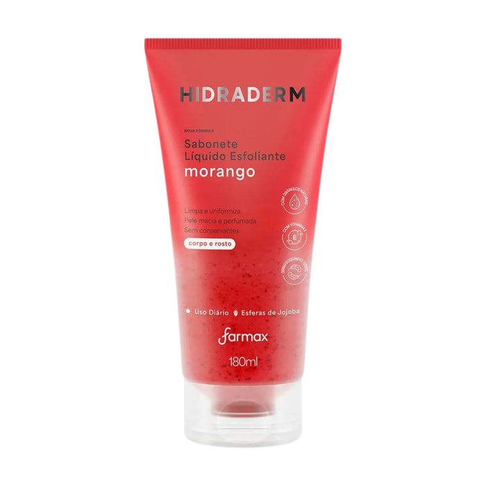 Jabón Líquido Exfoliante Farmax Fresa X 180Ml