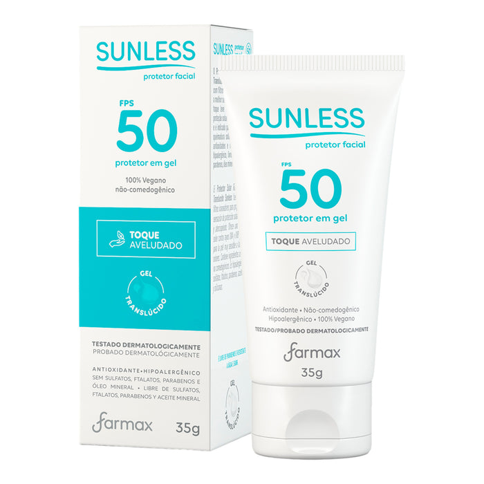 Protector Solar Facial Farmax Sunless Fps50 Gel X 35G