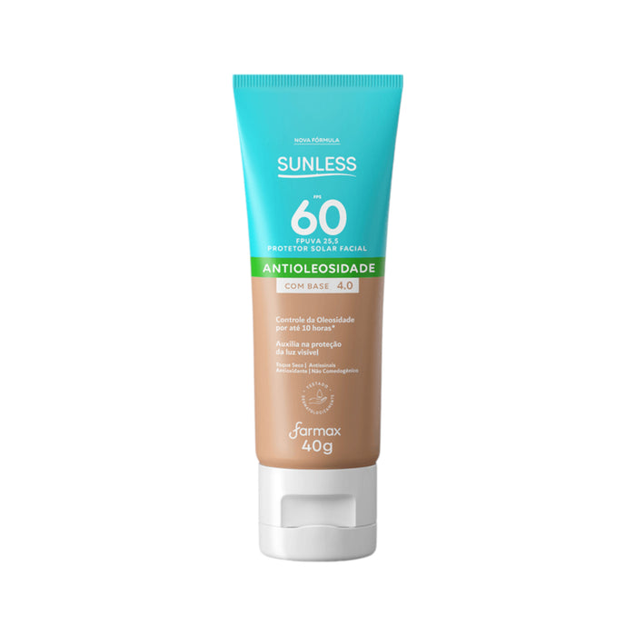 Protector Solar Farmax Sunless Facial Fps 60 Con Base 4.0 X 40G