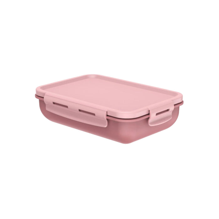 Tapper Ou Hermético Rectangular Bicolor Rosa