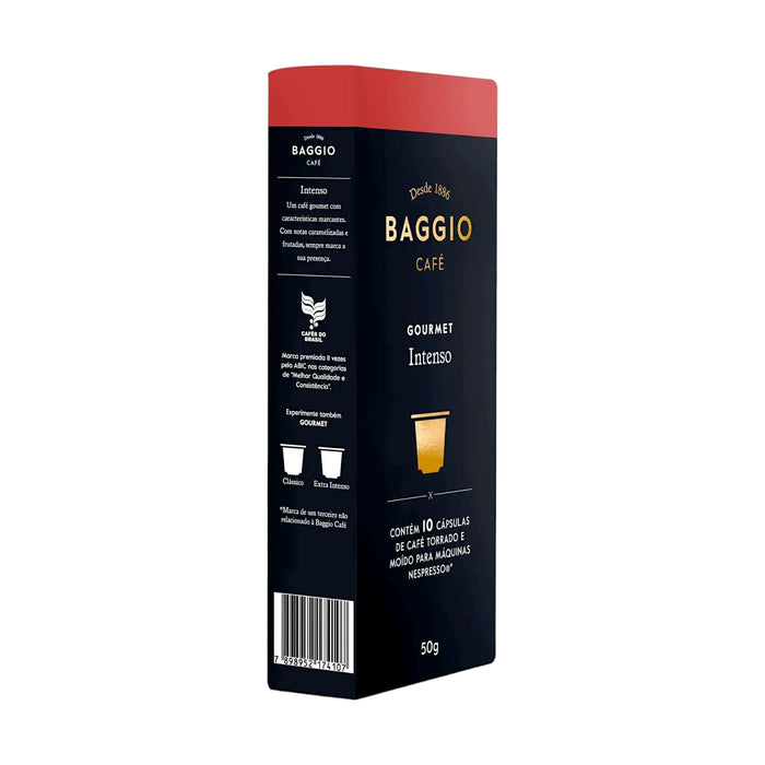 Café Baggio Nespresso Gourmet Intenso X 10 Capsulas 50Gr