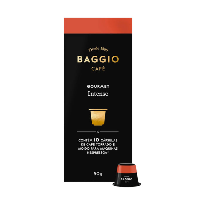 Café Baggio Nespresso Gourmet Intenso X 10 Capsulas 50Gr