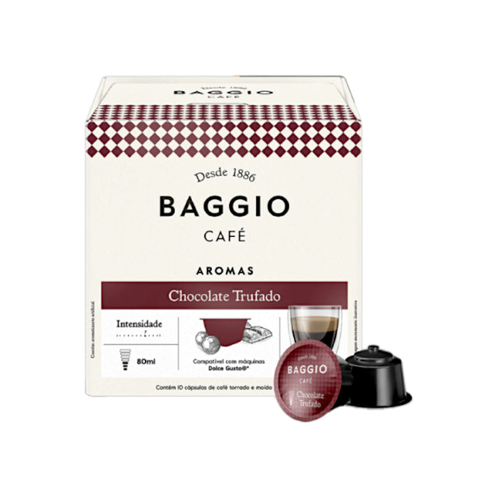 Café Baggio Dolce Gusto Chocolate Trufado X 10 Capsulas 85Gr