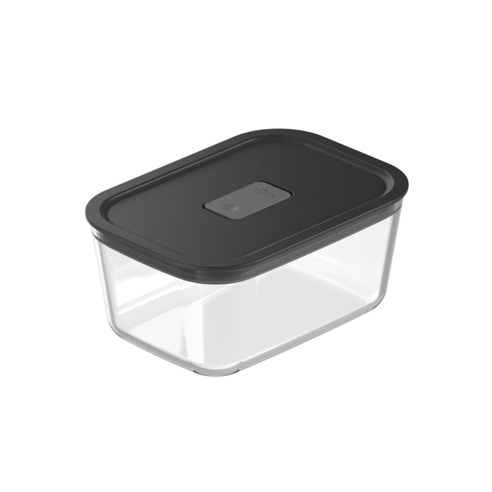 Kit Contenedores De Vidrio Ou Fresh Lock Negro X 2Piezas