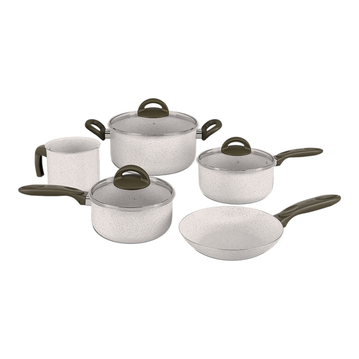 Juego De Ollas Brinox 5 Piezas Ceramica Suprema Van