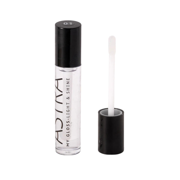 Brillo Labial Astra Mygloss Light Shine Nro. 01 Crystal Transparent X 4Ml