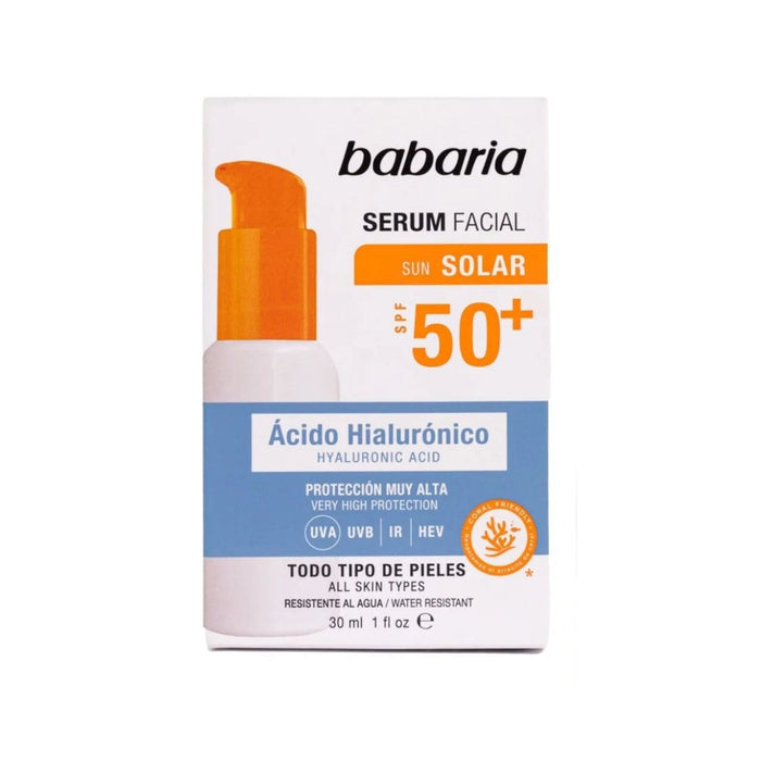 Serum Facial Babaria Ácido Hialurónico Solar Spf50 + X 30Ml