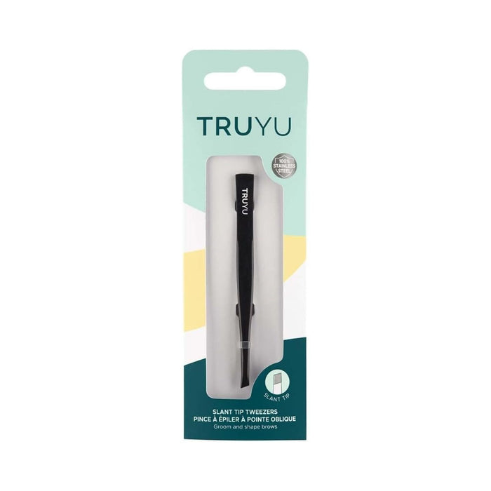 Pinza Acero Qvs Truyu Inoxidable Color Negro