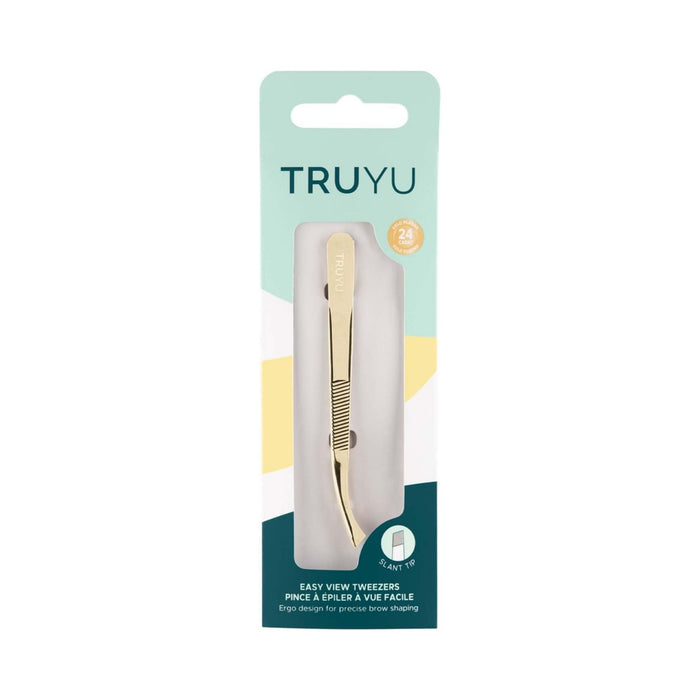 Pinzas Con Punta Inclinada Qvs Truyu Color Dorado
