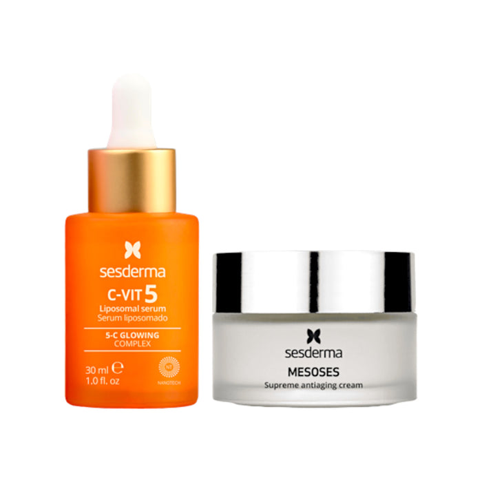 Pack Sesderma Luminosidad C Vit 5 Serum + Mesoses Crema