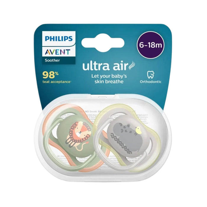 Chupete Avent Ultra Air 6-18M X 2 Unidades