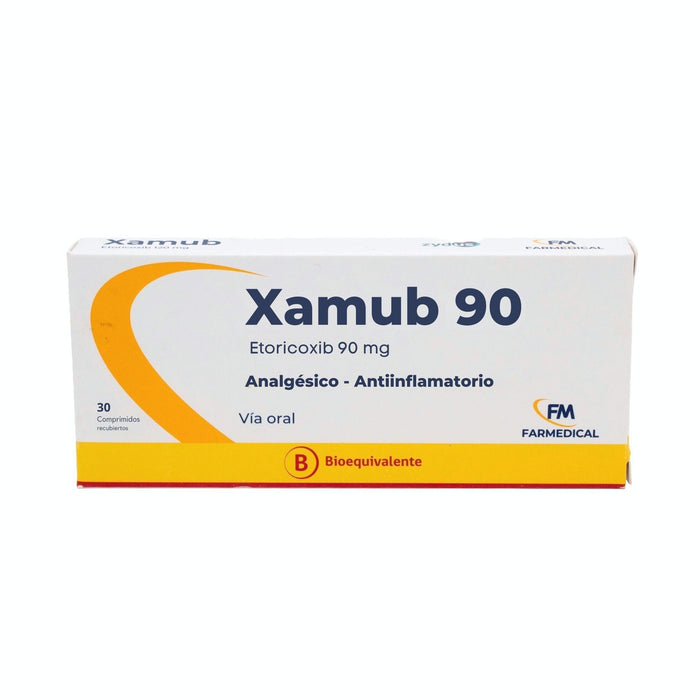 Xamub 90Mg Etoricoxib X Comprimido