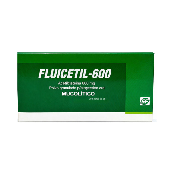 Fluicetil Acetilcisteina 600Mg X Sobre