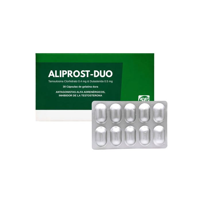 Aliprost-Duo Tamsulosina Dutasterida X Cápsula