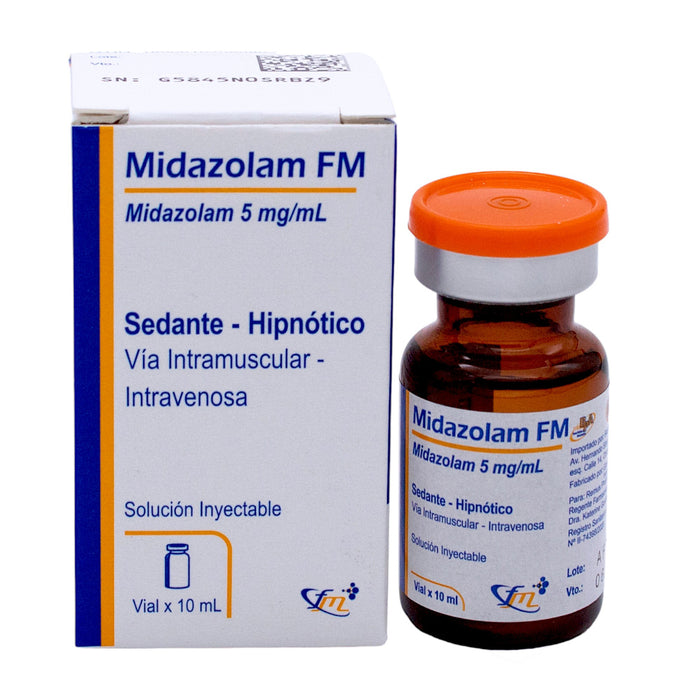 Midazolam Fm 5Mg/Ml Im-Iv X 1 Ampolla /10Ml (Psico)