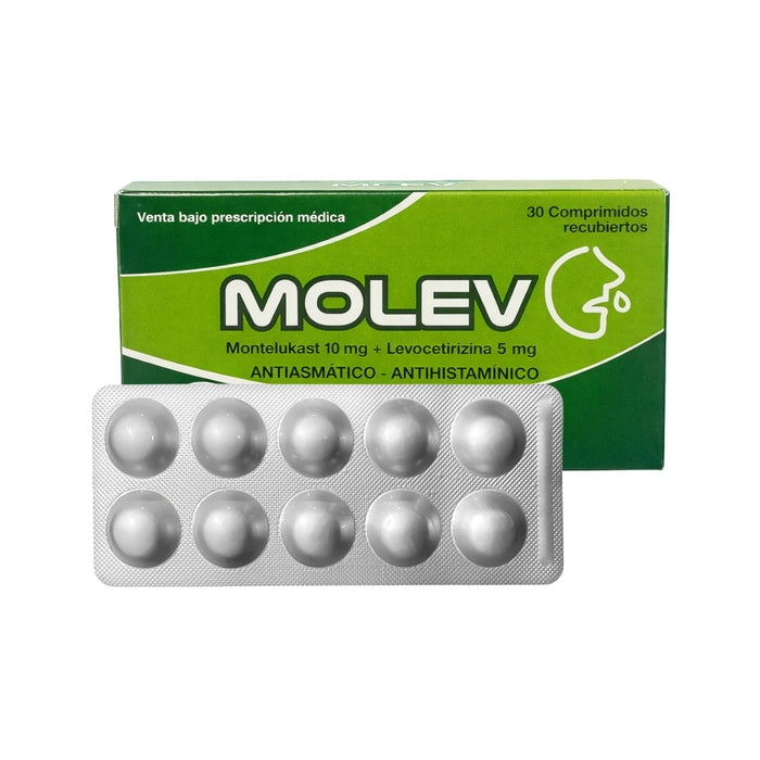 Molev Montelukast Levocetrizina X Comprimido