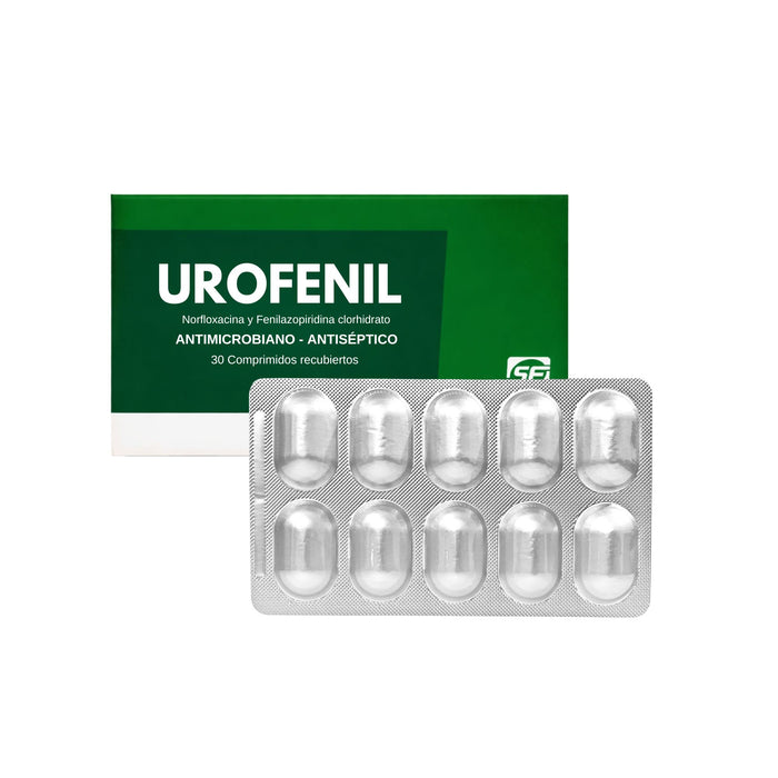 Urofenil Norfloxacina Fenilazopiridina X Comprimido