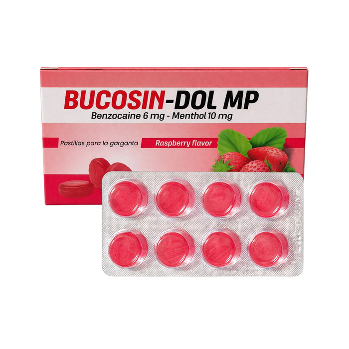 Bucosin-Dol Mp Benzocaina 6Mg Mentol 10Mg Frambuesa X Pastilla