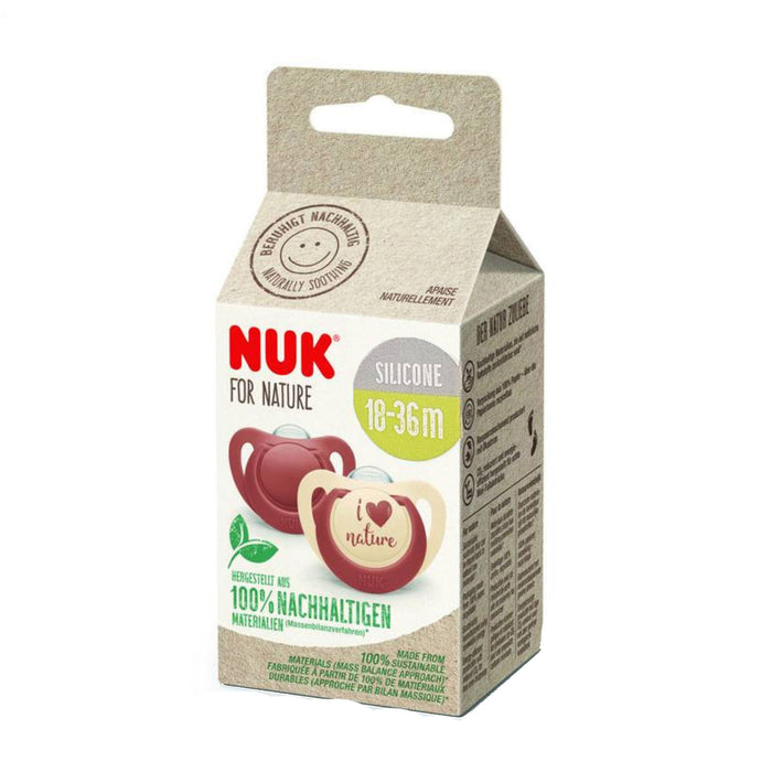 Chupete De Silicona Para Nurture Nuk Coral 18-36M X 2 Unidades