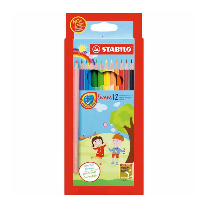 Colores Stabilo Swans Largos 1877 X 12 Unidades