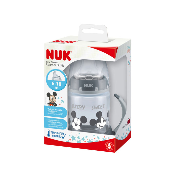 Vaso De Aprendizaje Nuk Mickey 6-18M Gris