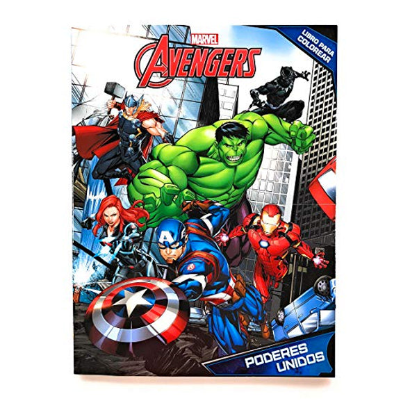 Cuaderno Para Colorear Bendon Marvel Advenge